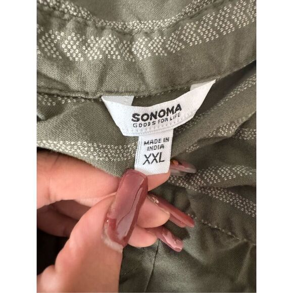 Sonoma green blouse - Picture 5 of 7